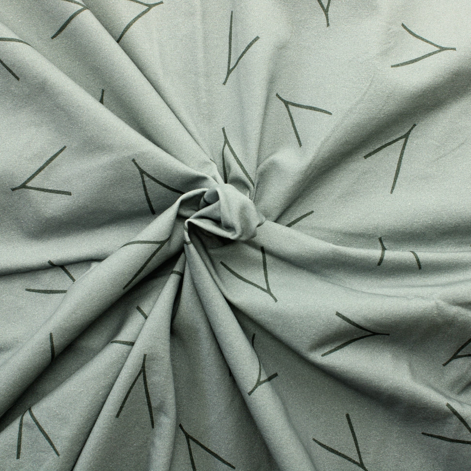 Harmaa mustakuvioinen Trikoo - Pala