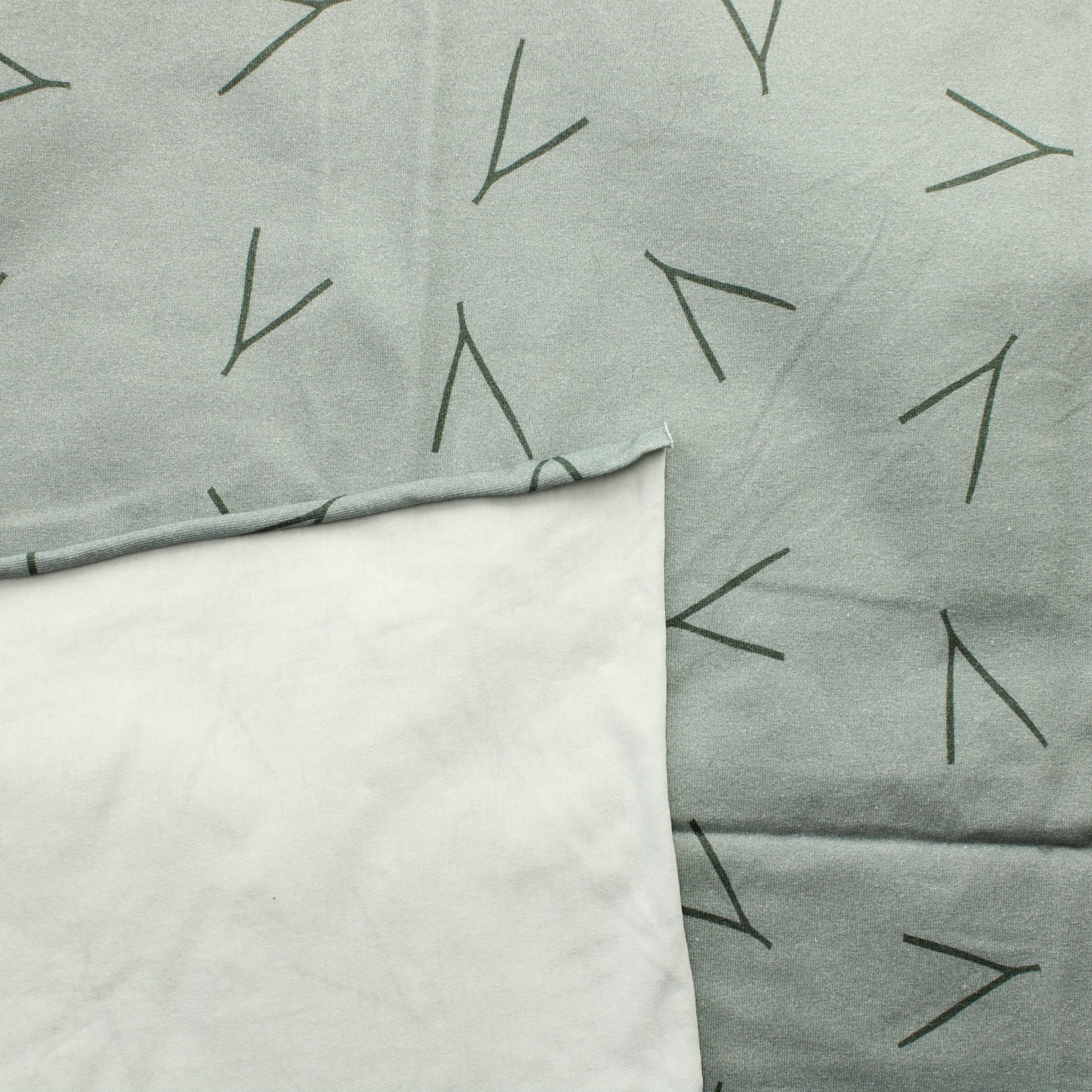 Harmaa mustakuvioinen Trikoo - Pala