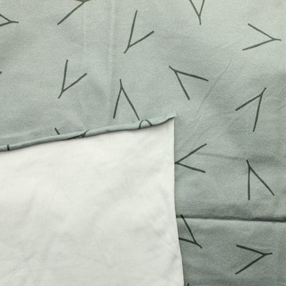 Harmaa mustakuvioinen Trikoo - Pala