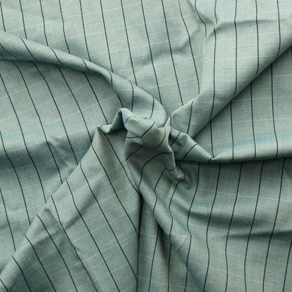 Siniharmaa ruudullinen Verhokangas - Pala