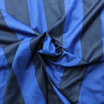 Sininen raidallinen tekokuitu - Pala