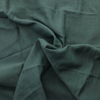 Tummanvihertävän harmaa Vaatetuskangas - Pala