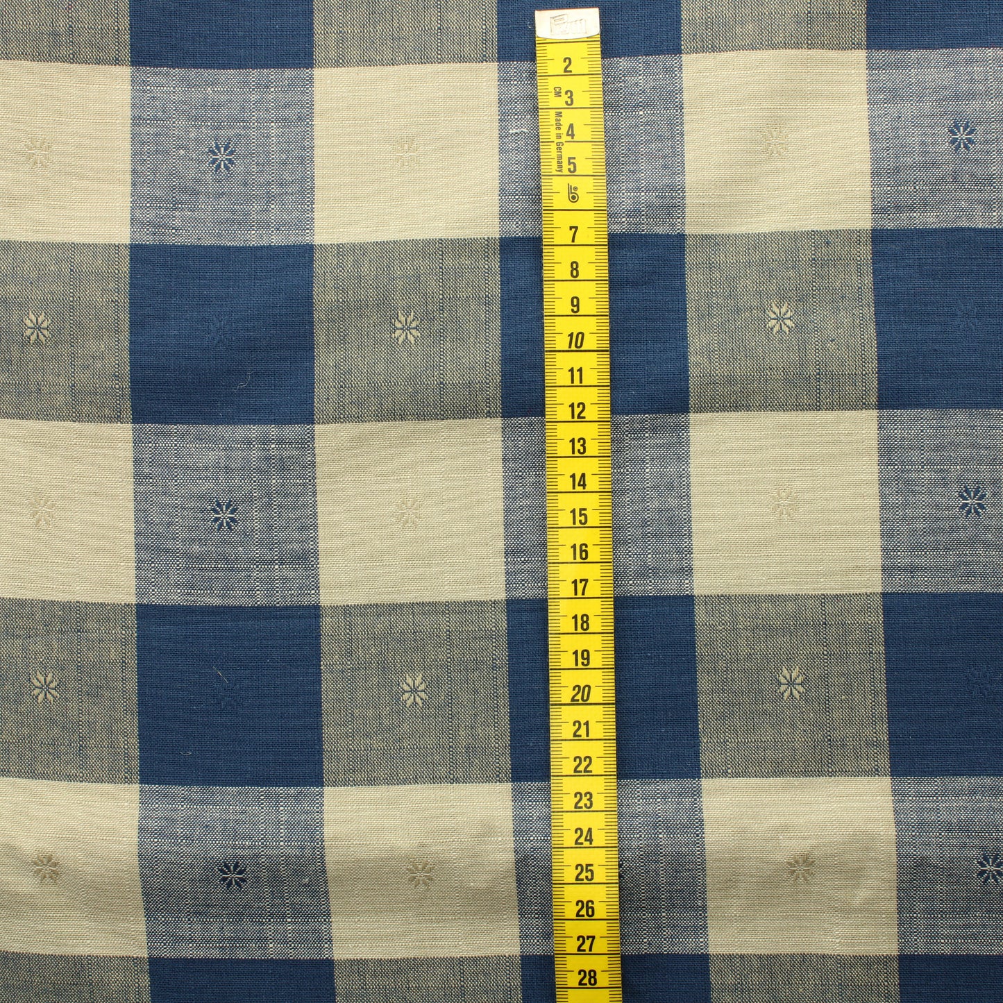 Ruudullinen pikkukukka Puuvilla - Pala