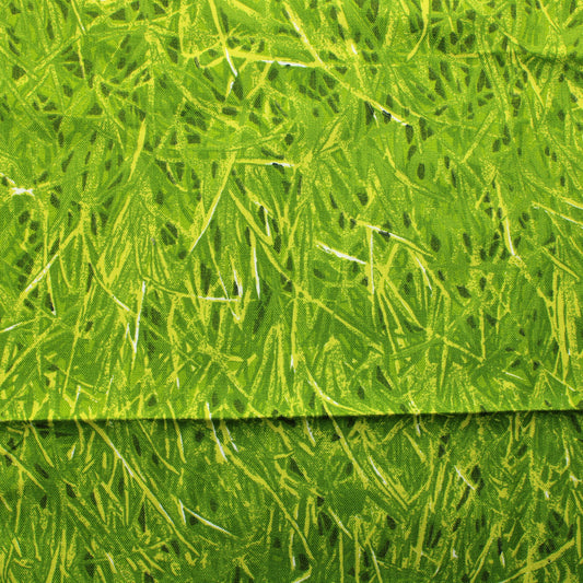 Vihreä Ruoho Puuvilla - Pala