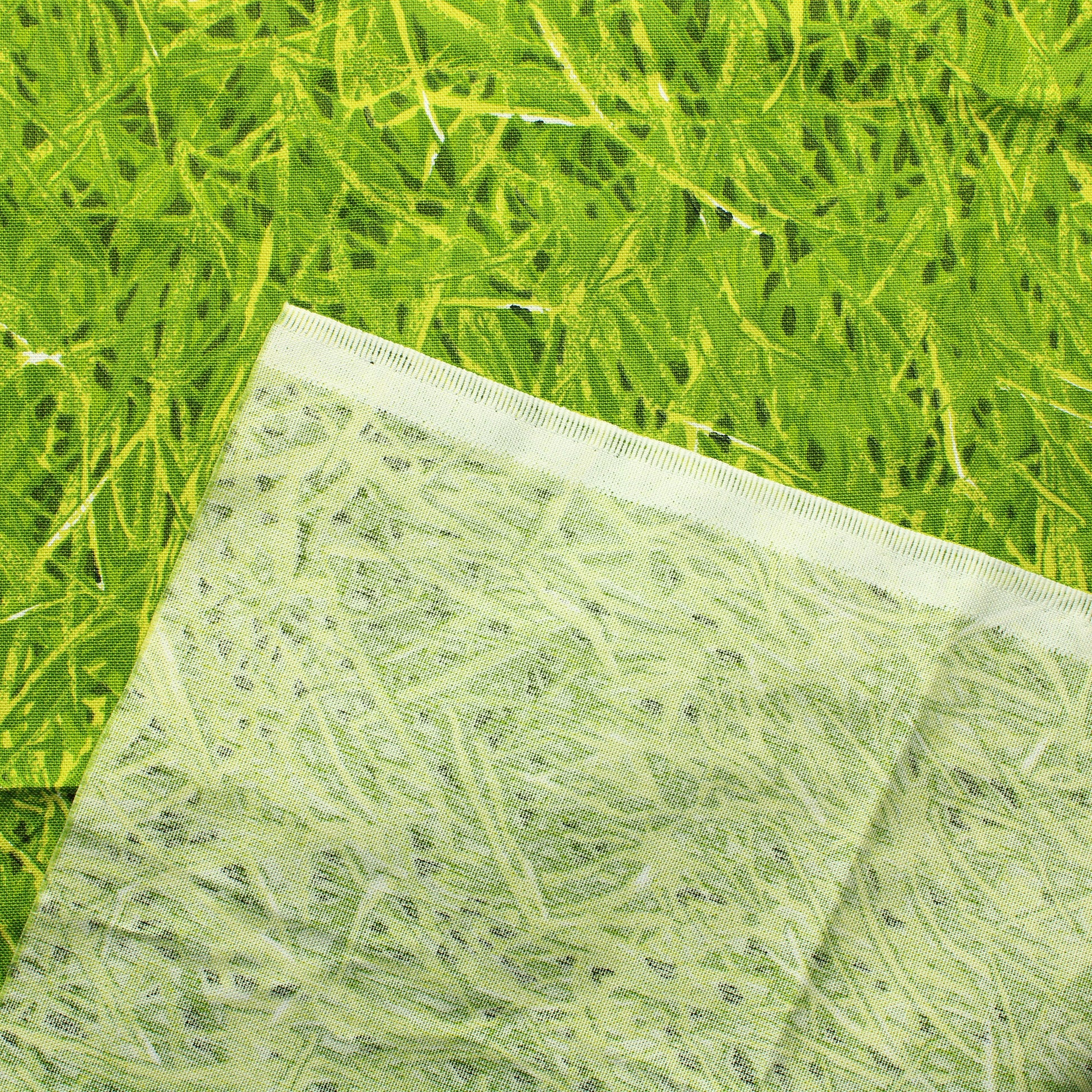 Vihreä Ruoho Puuvilla - Pala