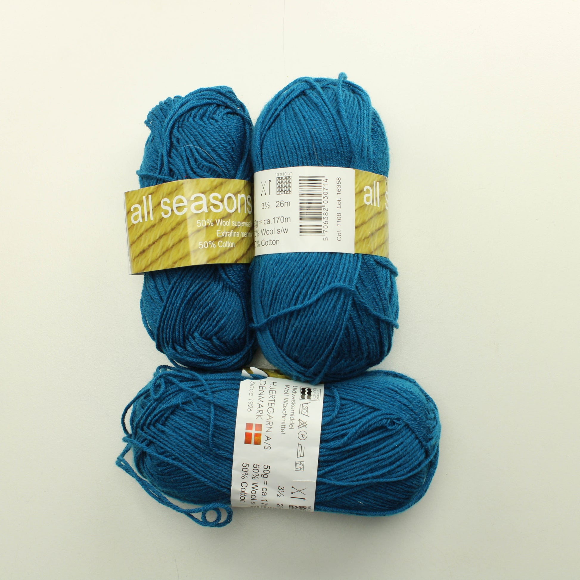 Hjertegarn All seasons - 1108 Lankapussi 44 (125g)