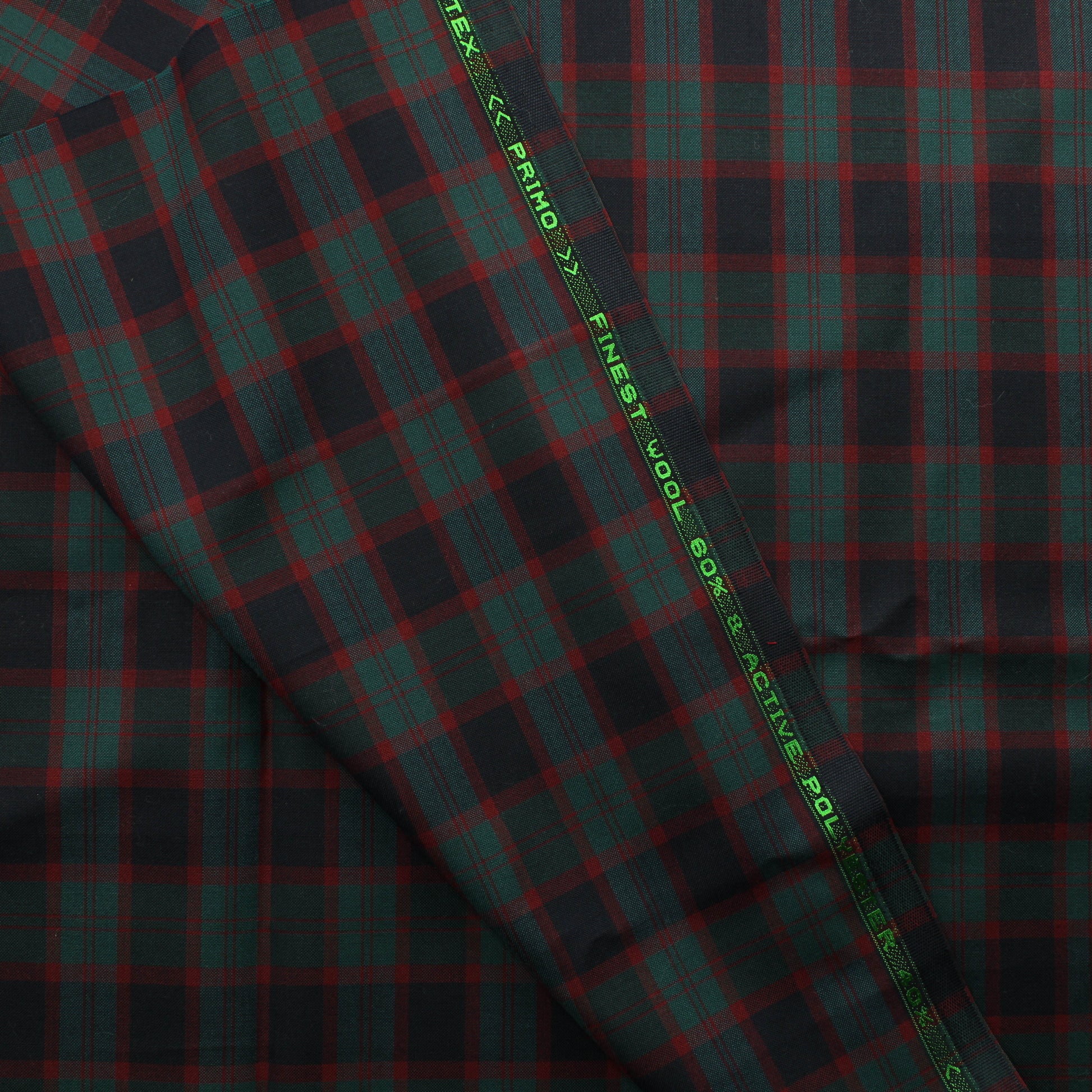 Ruudullinen Villasekoitekangas - Pala