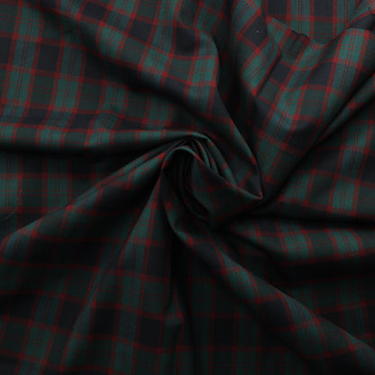 Ruudullinen Villasekoitekangas - Pala