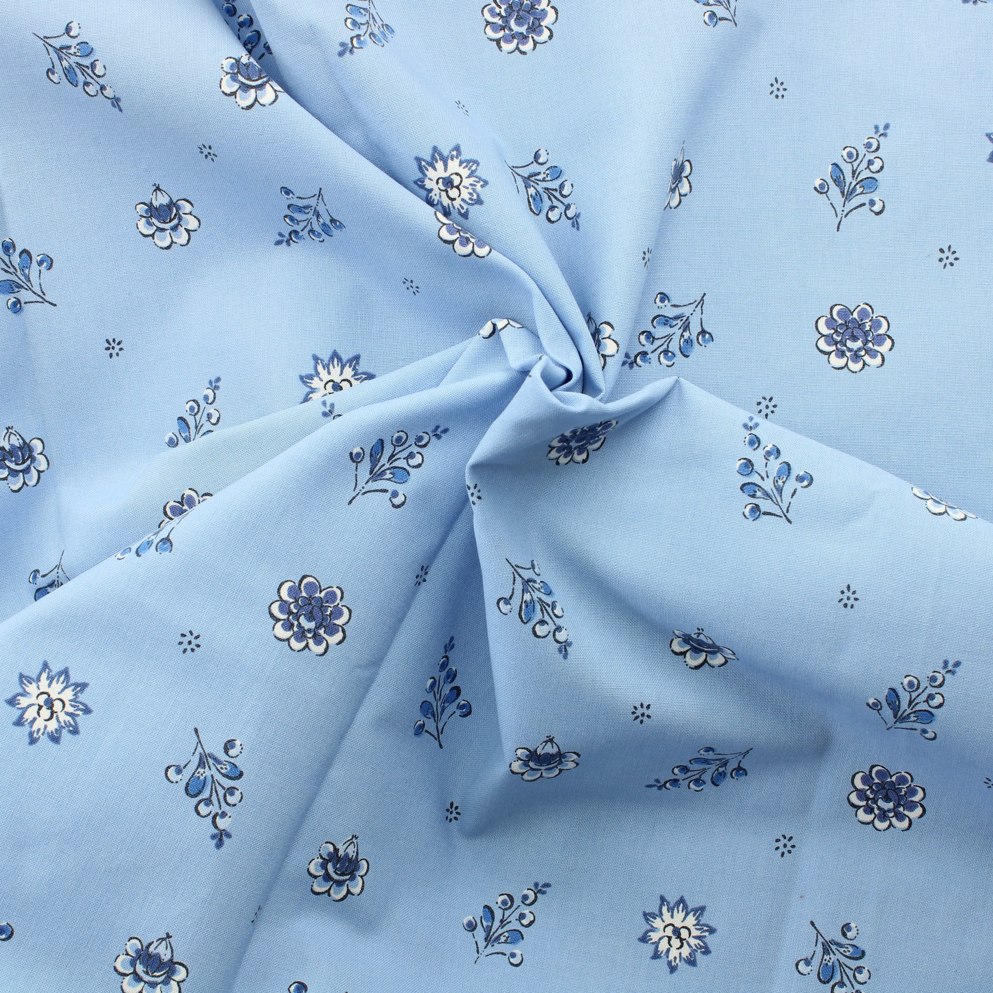 Sininen kukka Puuvilla - Pala