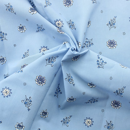 Sininen kukka Puuvilla - Pala