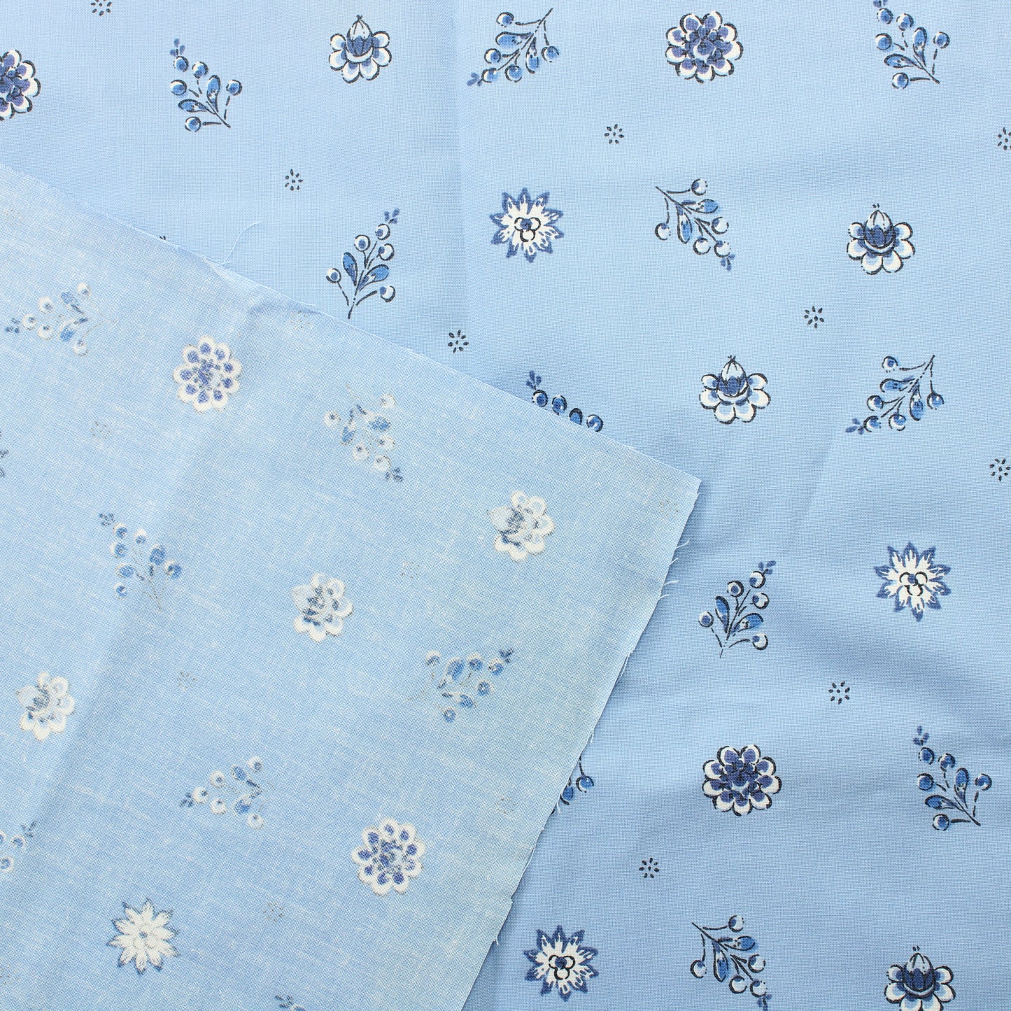 Sininen kukka Puuvilla - Pala