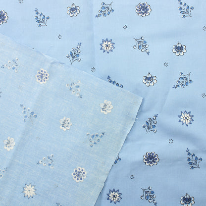 Sininen kukka Puuvilla - Pala