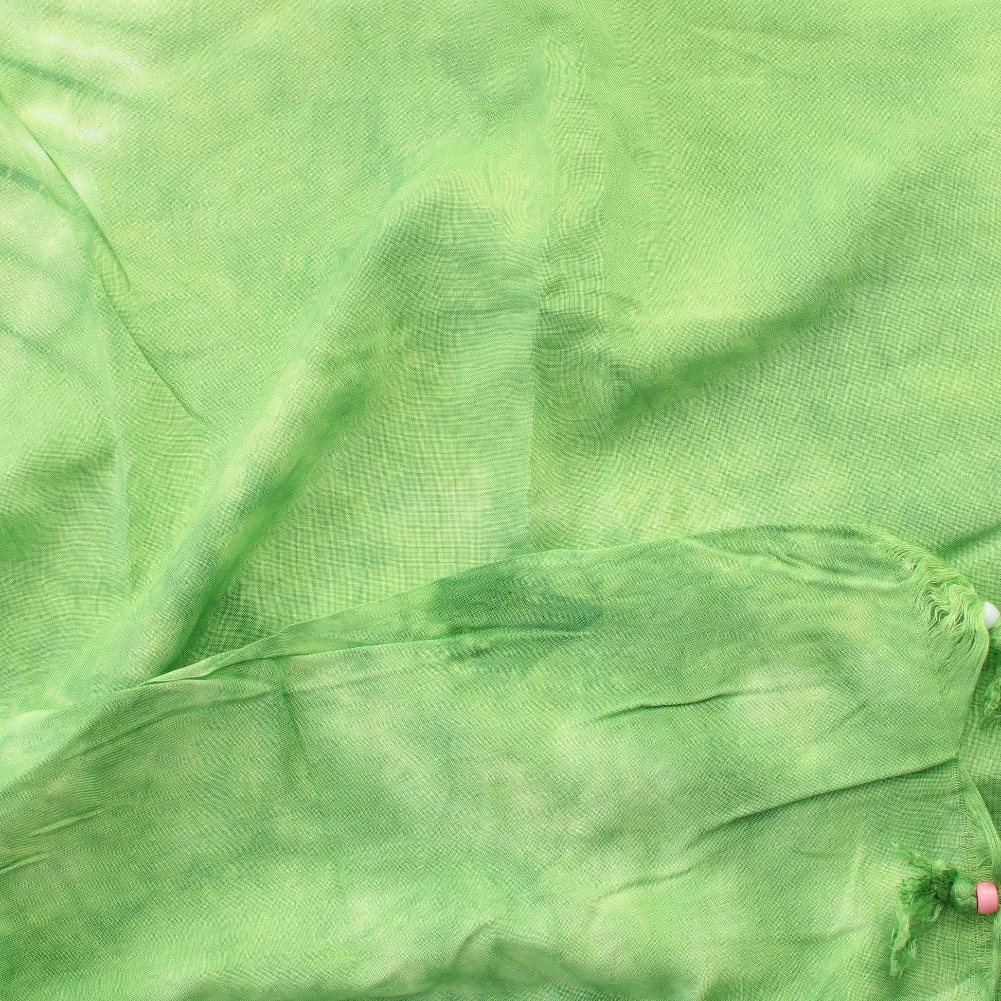 Vihreä Batiikkivärjätty Puuvillahuivi - Pala