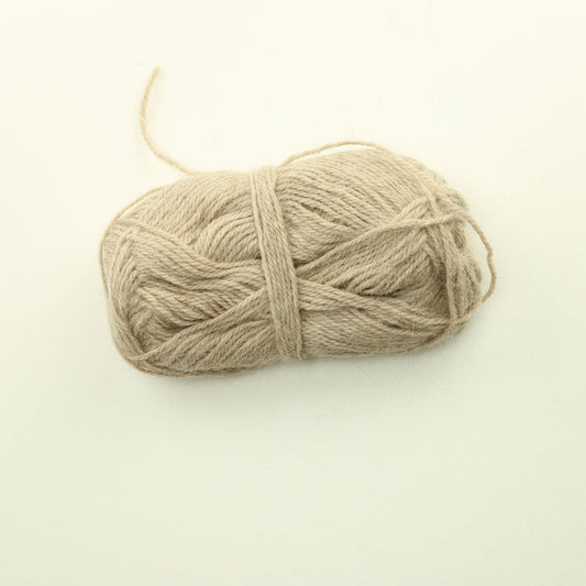 Vaaleanruskea villasekoitelanka (25g)