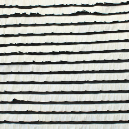 Mustavalkoinen Vaatetuskangas - Pala