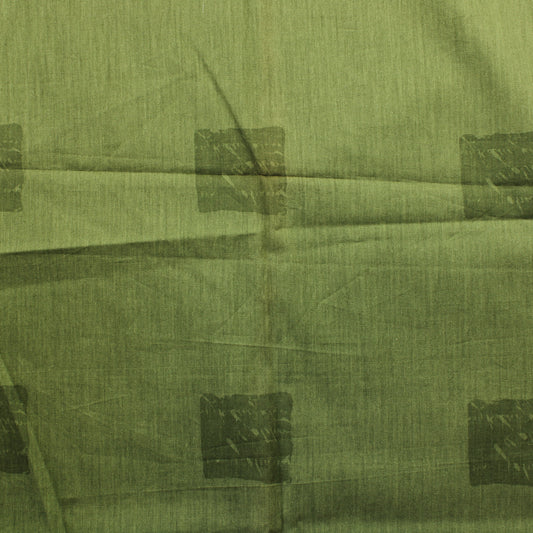 Vihreä neliökuvioinen Puuvillasekoite - Pala