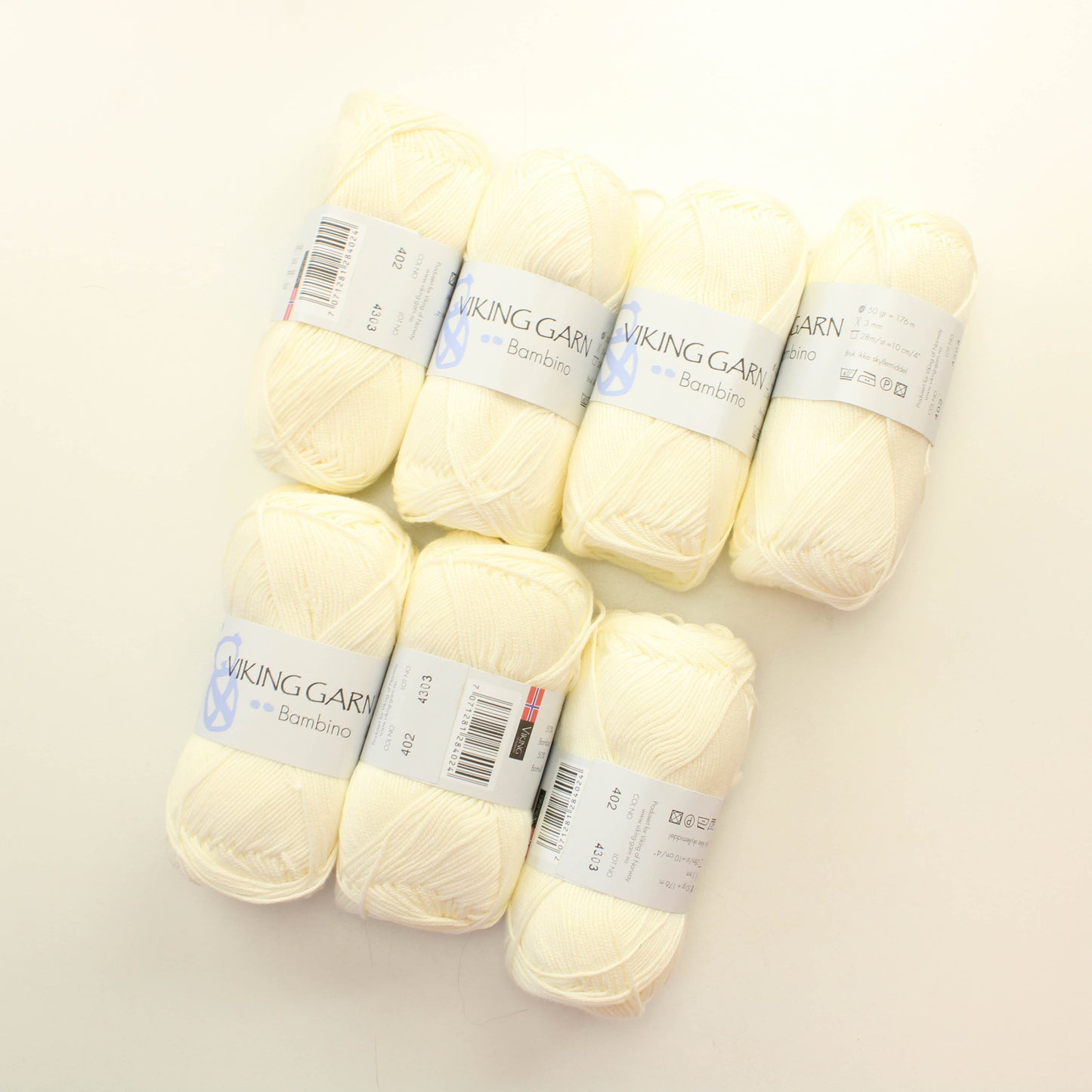 Viking Garn Bambino - 402 Lankapussi 520 (350g)