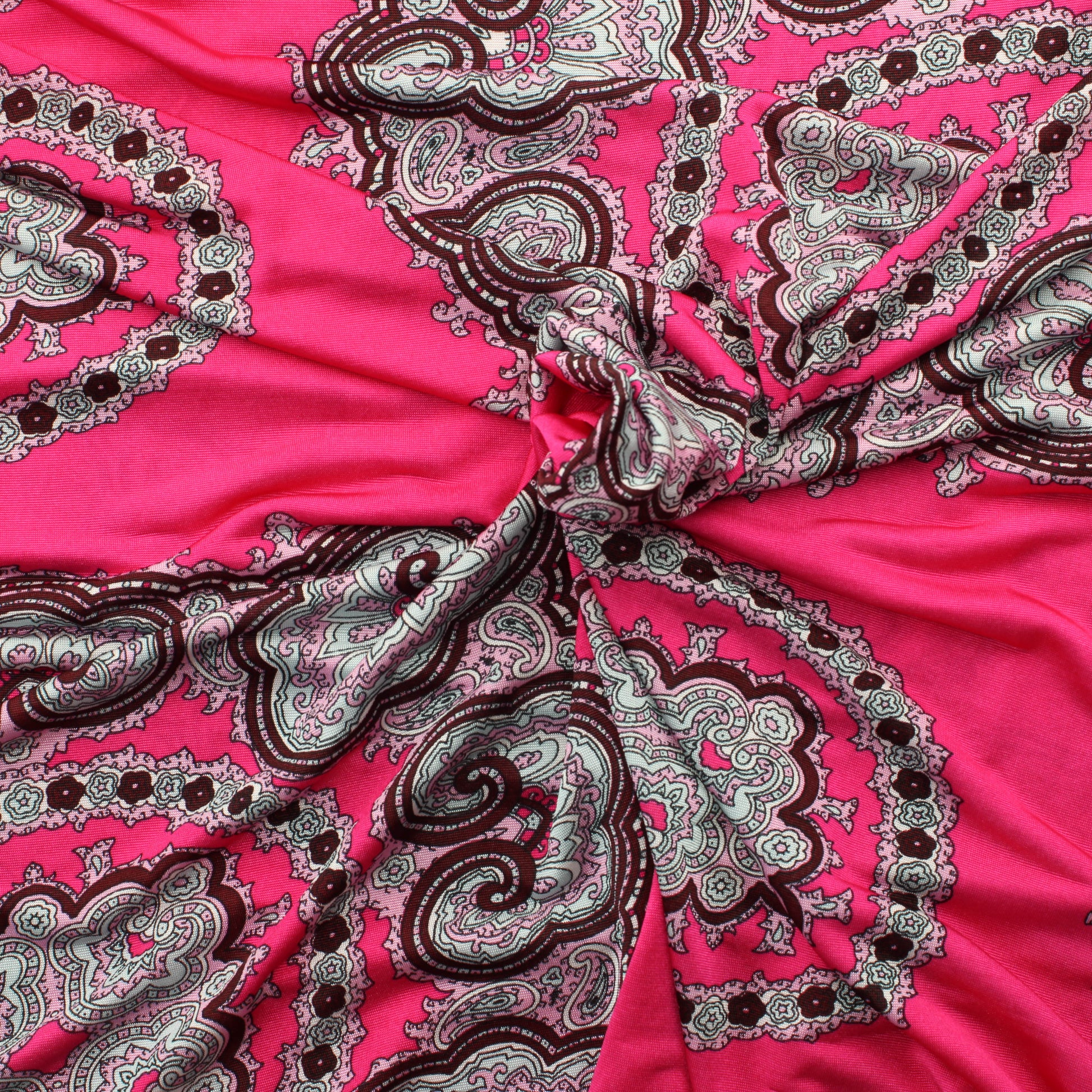 Pinkki kuviollinen Ohut Neulos - Pala