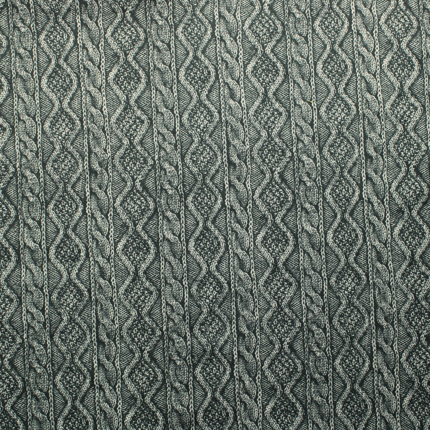 Tummanharmaa neuloskuvioinen Tekokuituinen Neulos - Pala