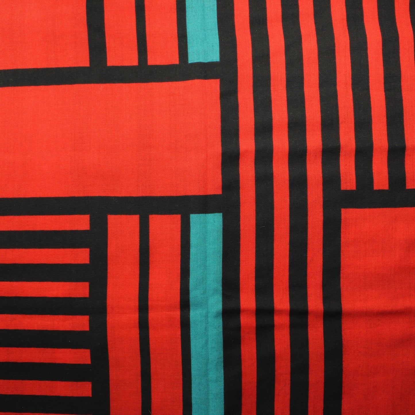 Viiva ja laatikkokuvioinen Verhokangas - Pala