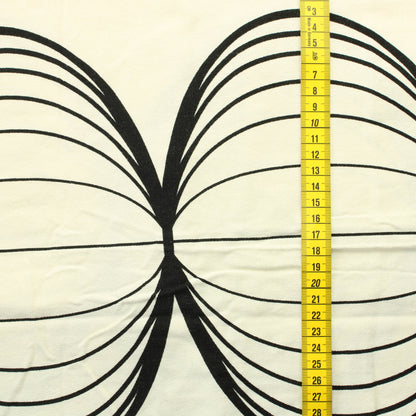 Mustavalkoinen Paksu Puuvilla - Pala