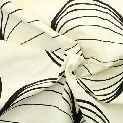 Mustavalkoinen Paksu Puuvilla - Pala