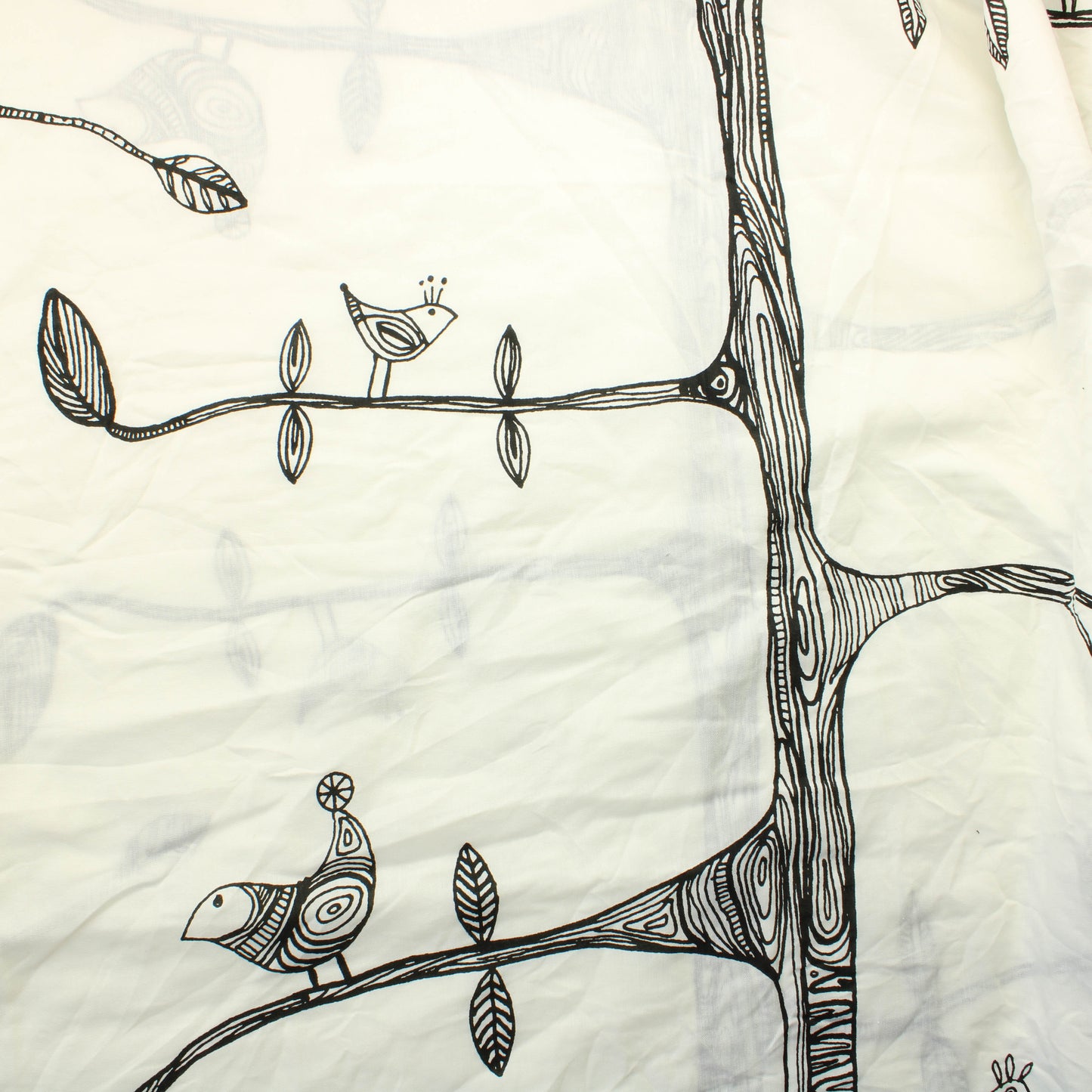 Puut ja Linnut Verhokangas - Pala