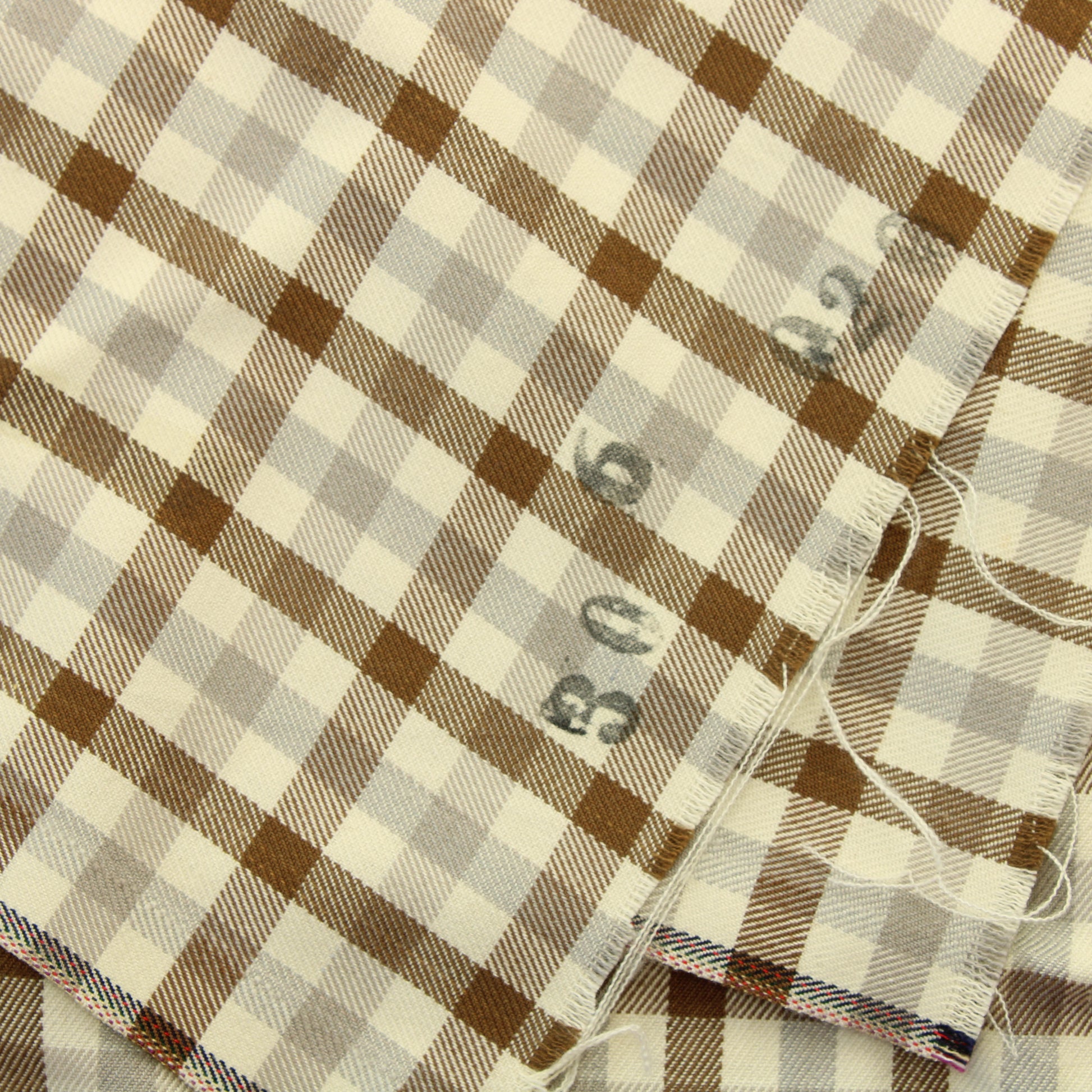 Ruudullinen Villasekoitekangas - Pala