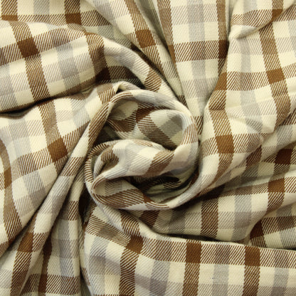 Ruudullinen Villasekoitekangas - Pala