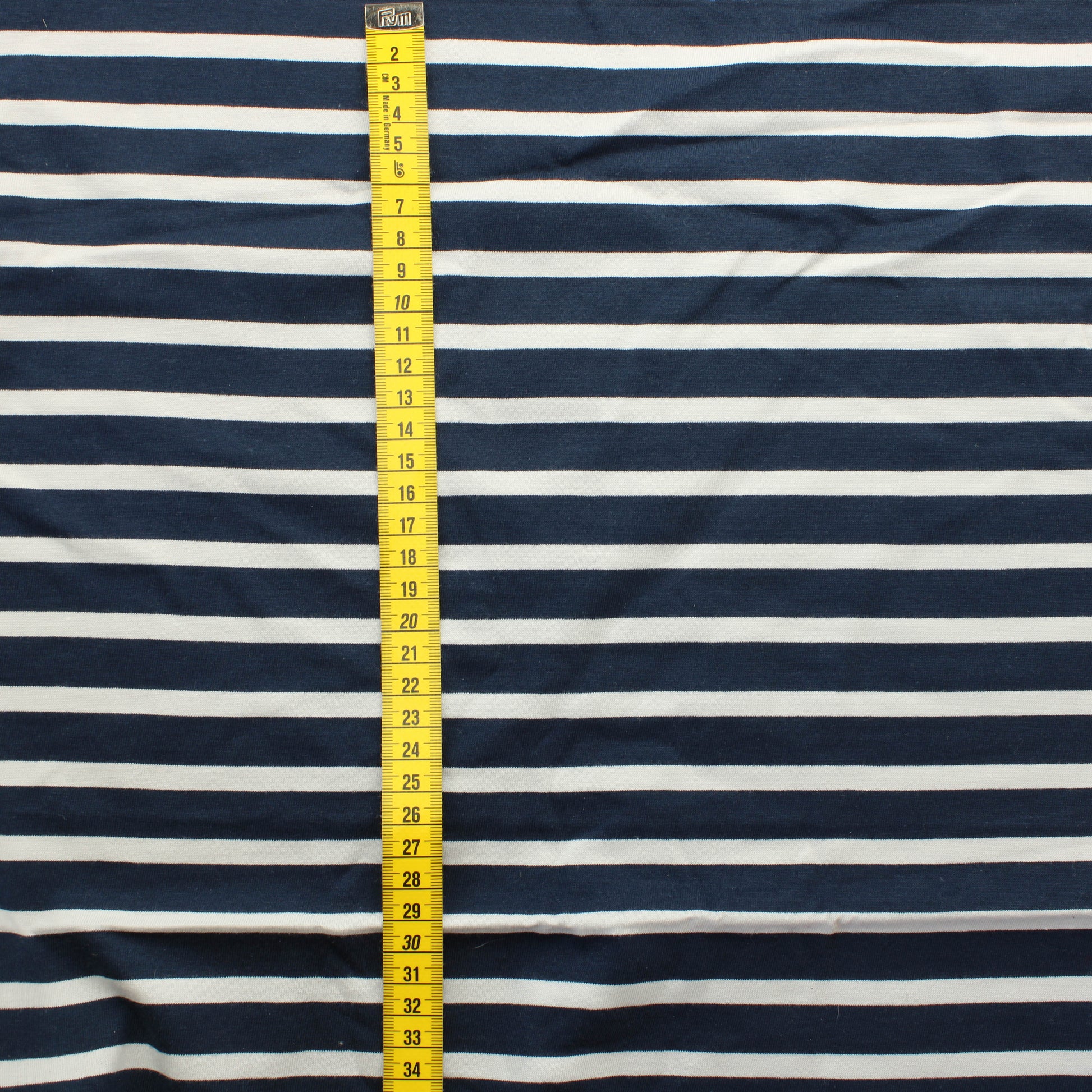 Sinivalkoinen raita Trikoo - Pala