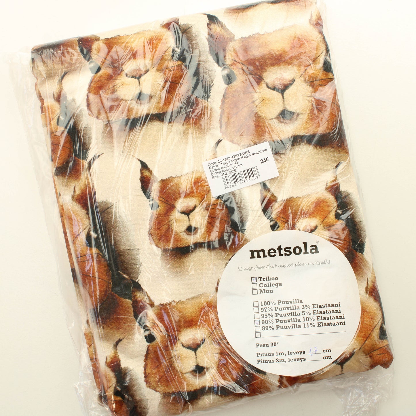 Metsola Squirrel Cream Trikoo - Pala
