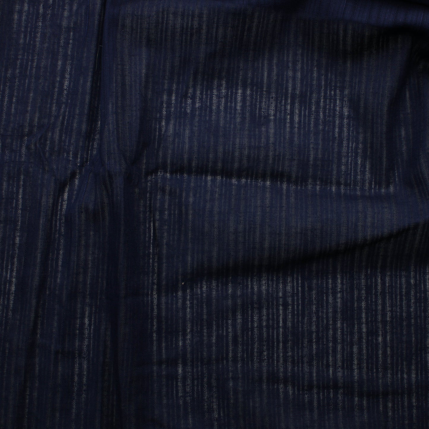 Tummansininen pystyraitainen Puuvilla - Pala