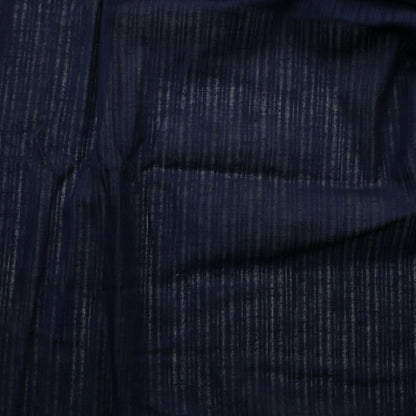 Tummansininen pystyraitainen Puuvilla - Pala