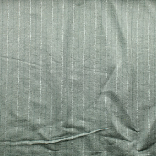 Harmaa pystyraitainen Puuvilla - Pala