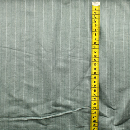 Harmaa pystyraitainen Puuvilla - Pala