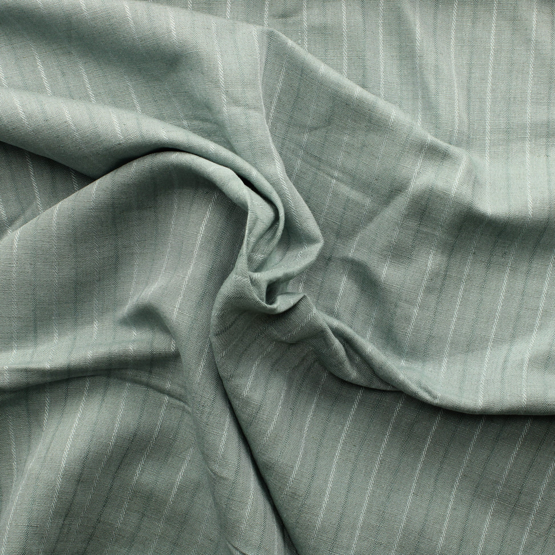 Harmaa pystyraitainen Puuvilla - Pala