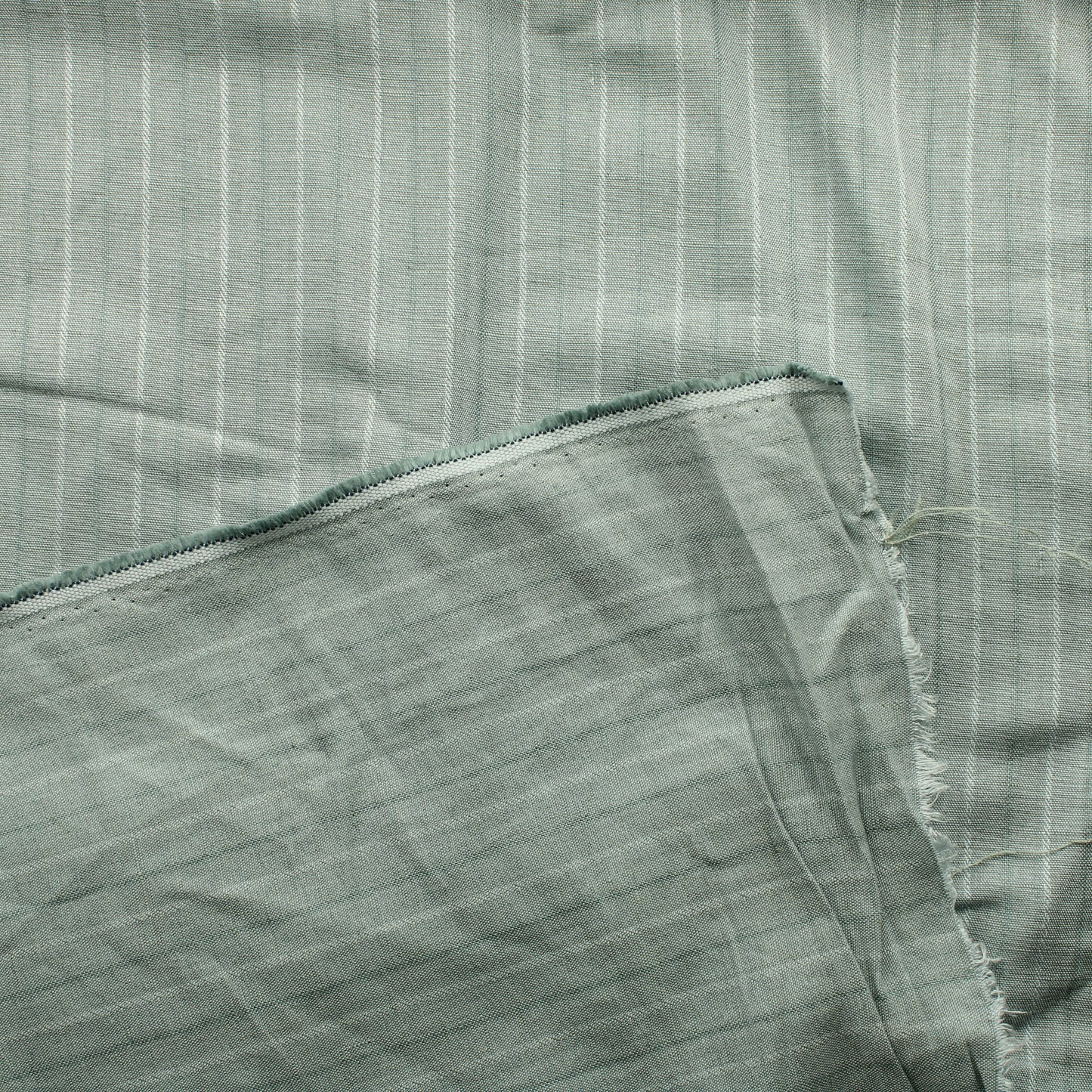 Harmaa pystyraitainen Puuvilla - Pala