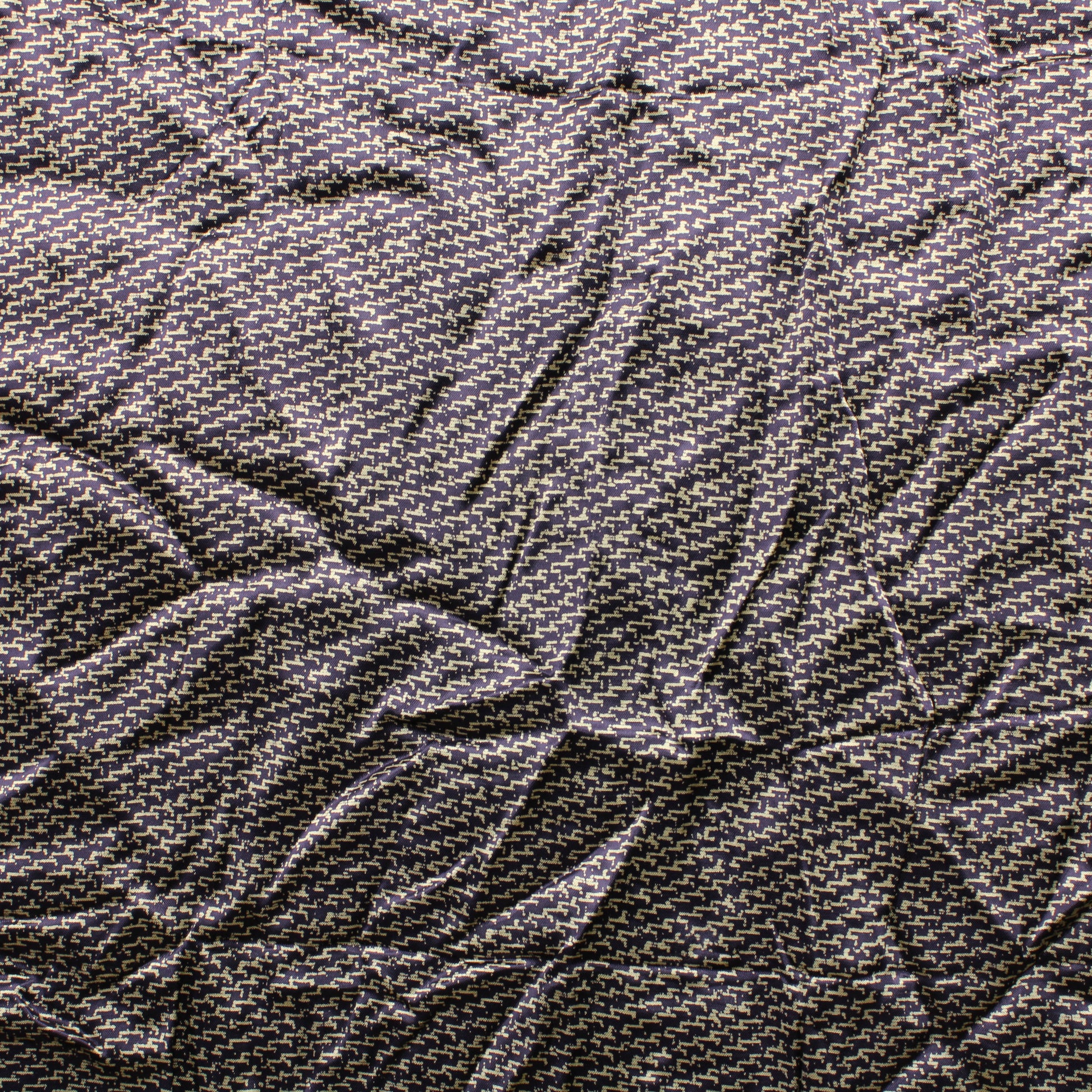 Violetti harmaa kuvioinen Satiini - Pala