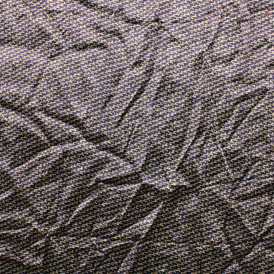 Violetti harmaa kuvioinen Satiini - Pala