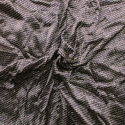 Violetti harmaa kuvioinen Satiini - Pala