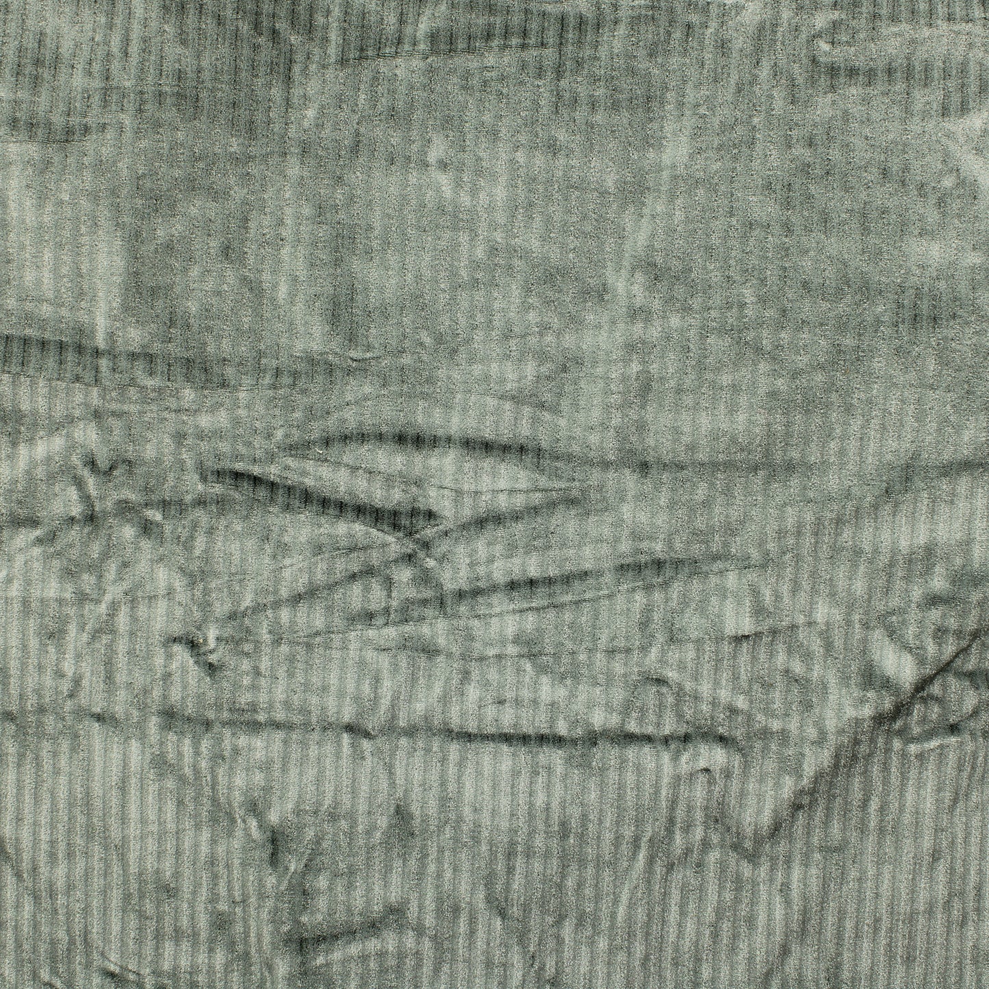 Hopeanharmaa hohtava pystyraitainen joustava Sametti - Pala