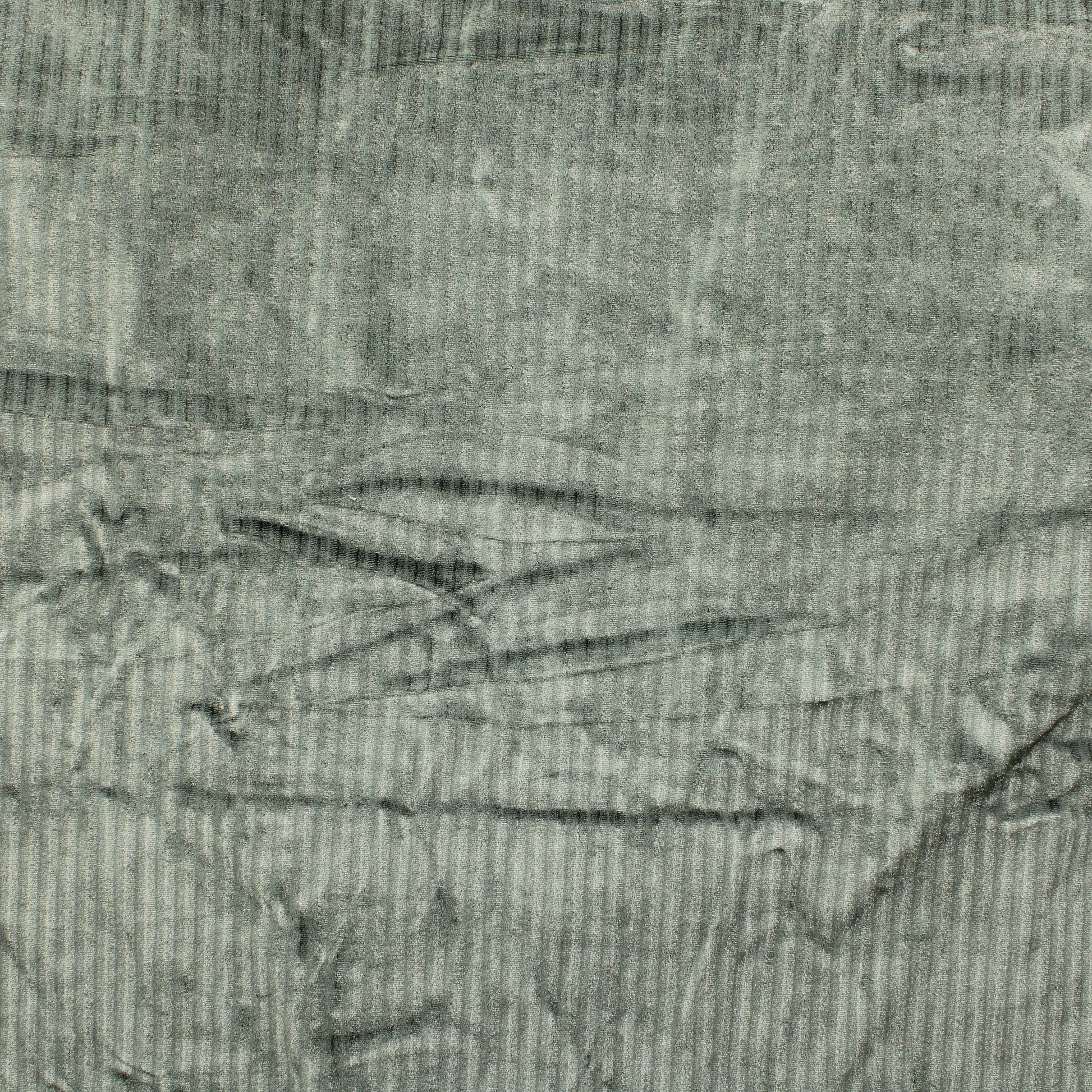 Hopeanharmaa hohtava pystyraitainen joustava Sametti - Pala