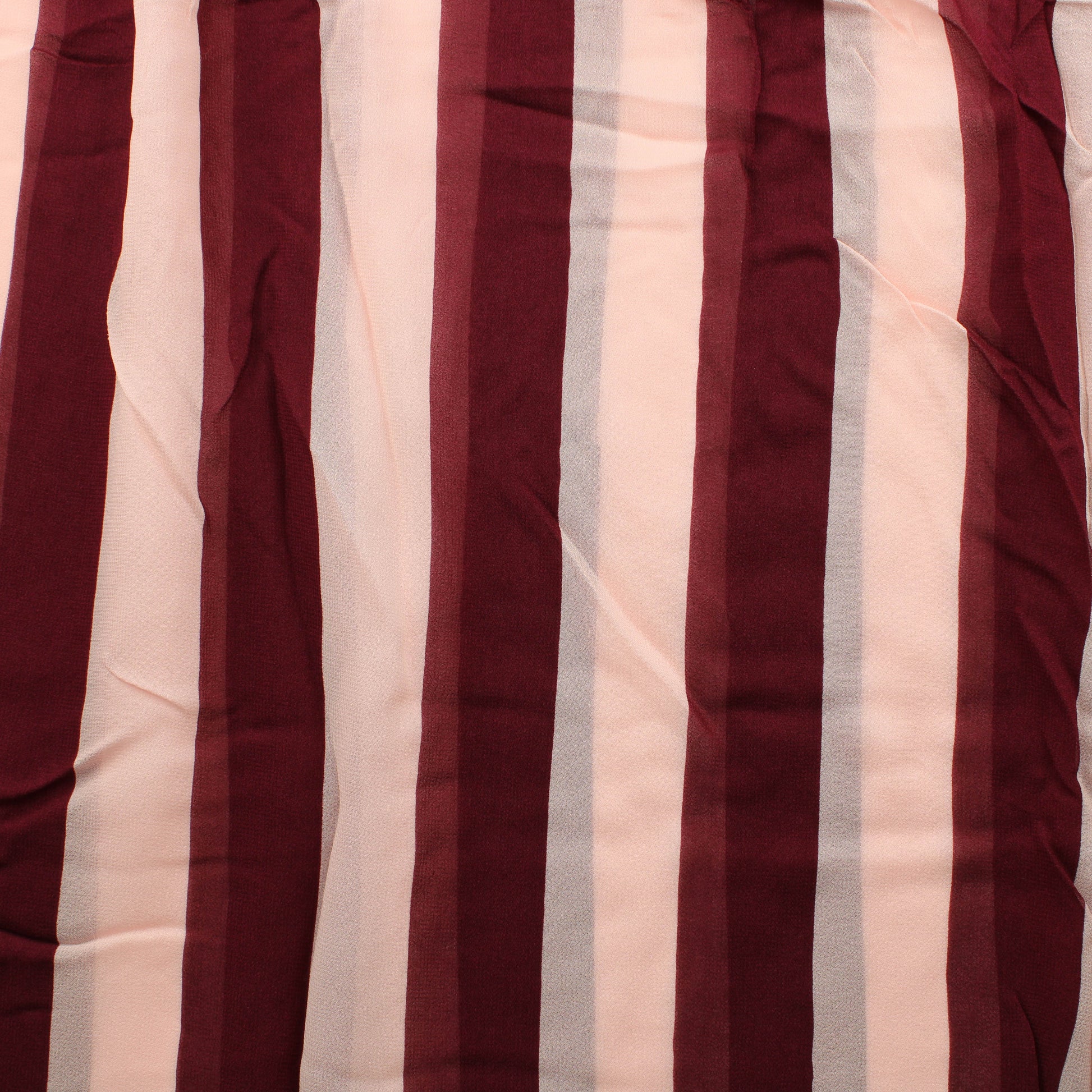 Viininpuna-vaaleanpunainen Raita Viskoosisifonki - Pala