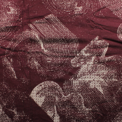 Mereen Merenpohja Luumu Merinovillaneulos - Pala