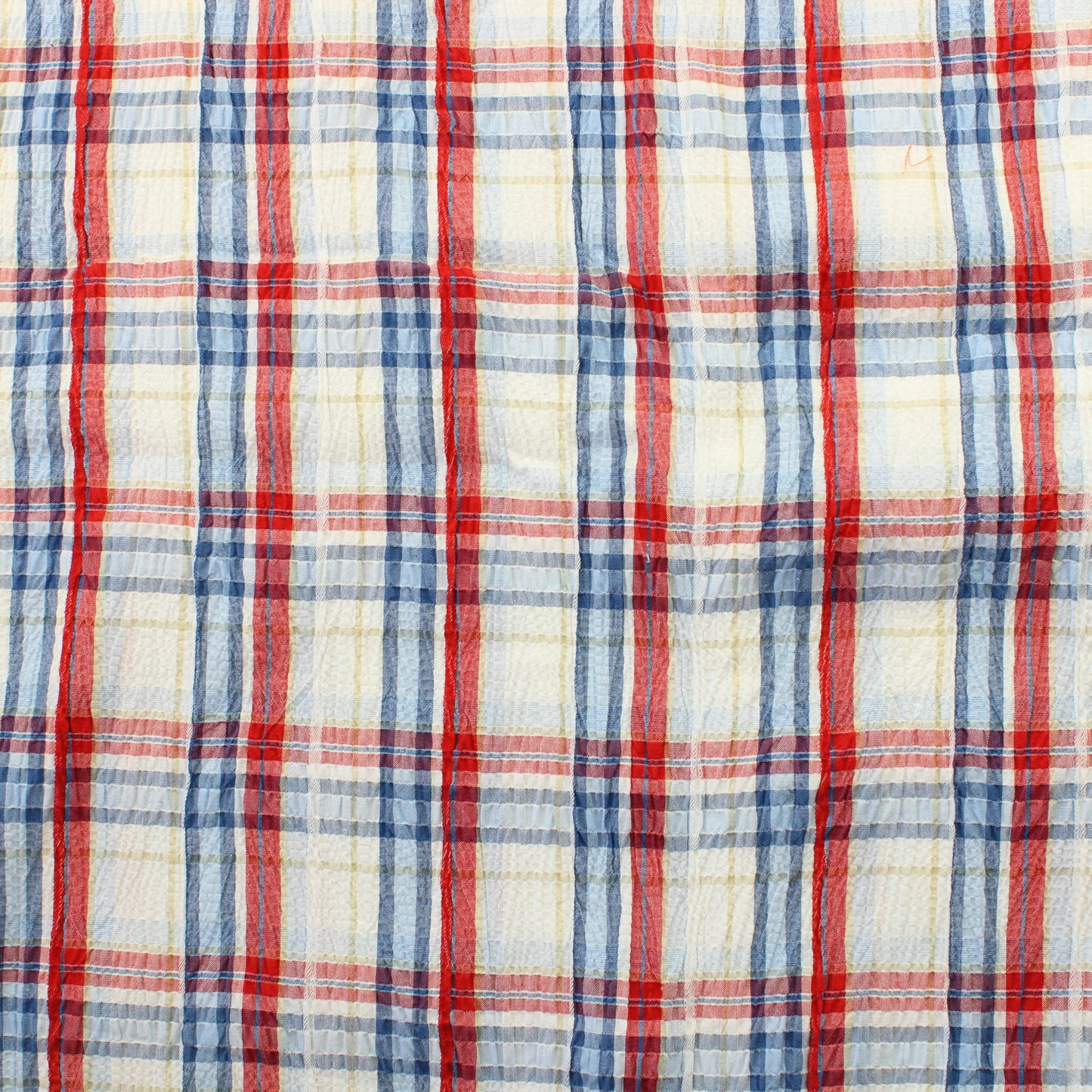 Ruudullinen rypytetty Puuvillasekoite - Pala