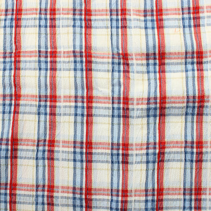 Ruudullinen rypytetty Puuvillasekoite - Pala