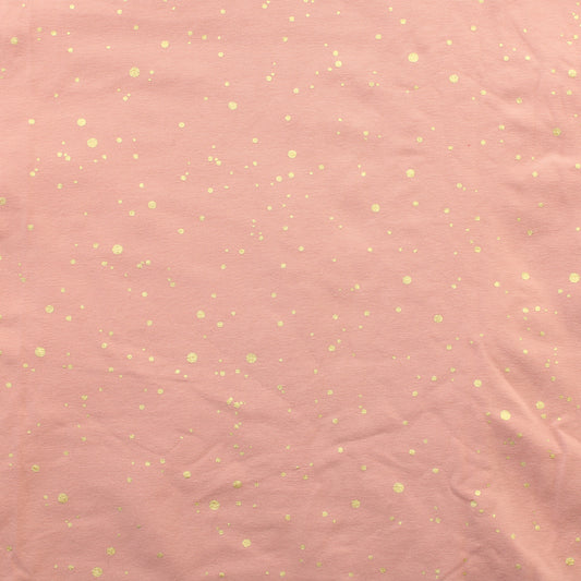 Vaaleanpunainen kultapilkkuinen Trikoo - Pala