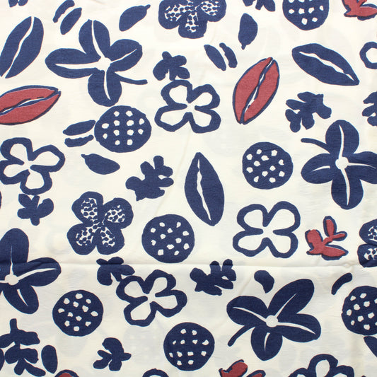 Kukkakuvioinen Puuvillaviskoosi - Pala