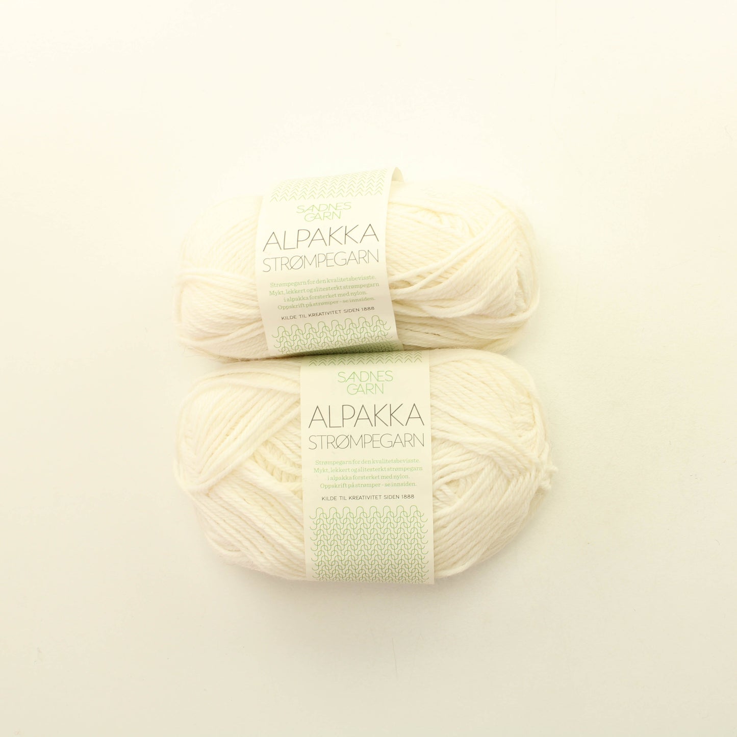 Sandnes Garn Alpakka Strompegarn - 1012  Lankapussi 284 (100g)