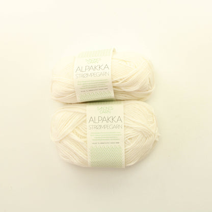 Sandnes Garn Alpakka Strompegarn - 1012  Lankapussi 284 (100g)